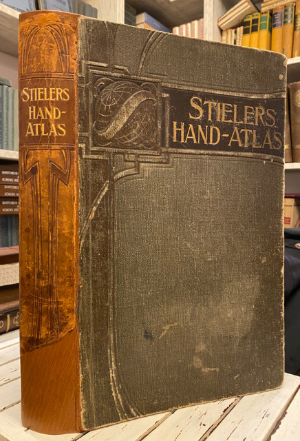 Stielers Hand-Atlas 100 karten in kupferstich mit 162 nebenkarten (1906)