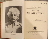 Out of my later years - Albert Einstein (1950)