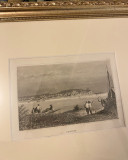 Veduta Zemuna. "Semlin" Pogled na Zemun sa beogradske strane (1850)