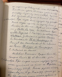 Dnevnik Ljubice Cvijić o putovanju sa Jovanom Cvijićem na Sorbonu 1925 (rukopis)