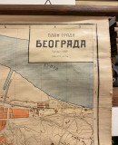 Plan grada Beograda velikog formata 64x60cm (oko 1930) Plan grada Beograda velikog formata 64x60cm (oko 1930)