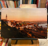 Stari Beograd, Pogled s Kalemegdana 1890 : Vintage print na metalu Stari Beograd, Pogled s Kalemegdana 1890 : Vintage print na metalu