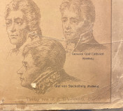 Bečki kongres 1815, delegati velikih sila - Žan-Batist-Isabe 1819, litog. E. Frohlich