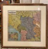 Karta austro-srpskog ratišta (Berlin oko 1915)