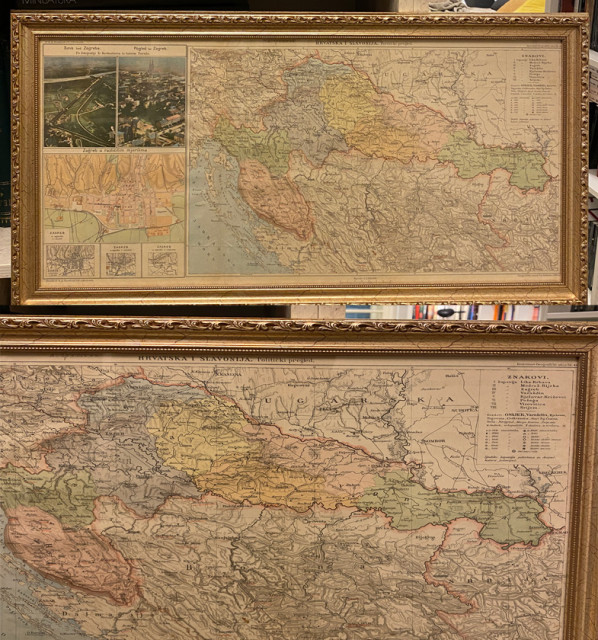 Hrvatska i Slavonija sa Sremom (Deo Bosne i Srbije) - 1909 Hrvatska i Slavonija sa Sremom (Deo Bosne i Srbije) - 1909