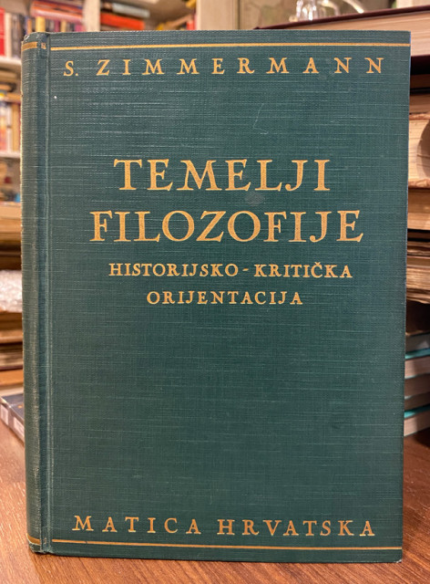 Temelji filozofije - Zimmermann S. (1934)