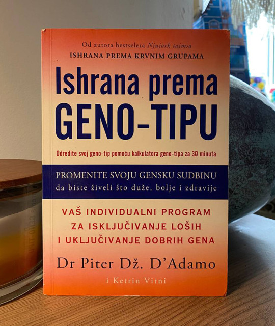 Ishrana prema genotipu - Piter D'Adamo