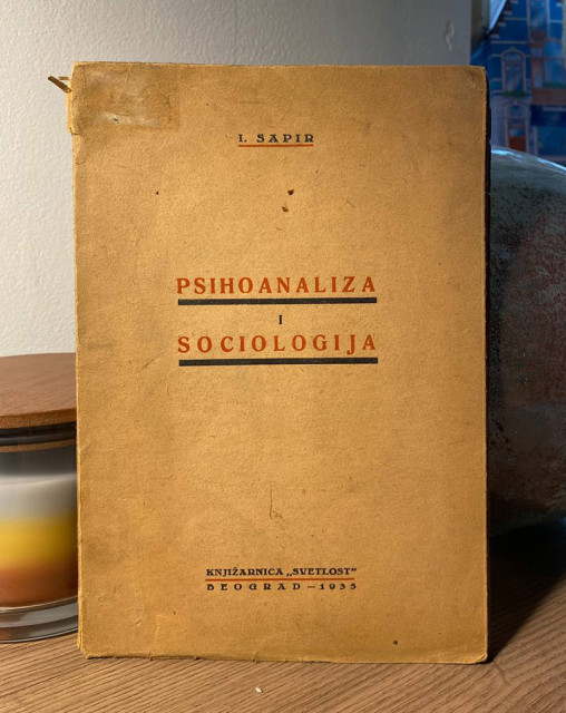 Psihoanaliza i sociologija - I. Sapir Psihoanaliza i sociologija - I. Sapir