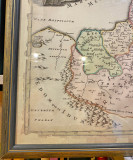 Orig. uramljena mapa: Judea i Palestina, Sveta Zemlja, Izrael ... - J. B. Homann 1707-15