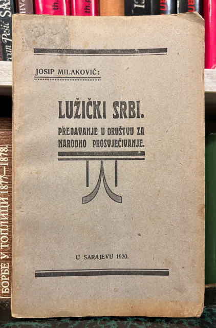 Lužički Srbi - Josip Milaković (1920)