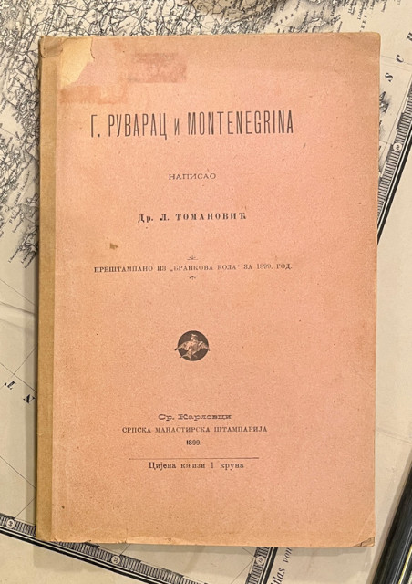 G. Ruvarac i Montenegrina - Lazar Tomanović (1899)