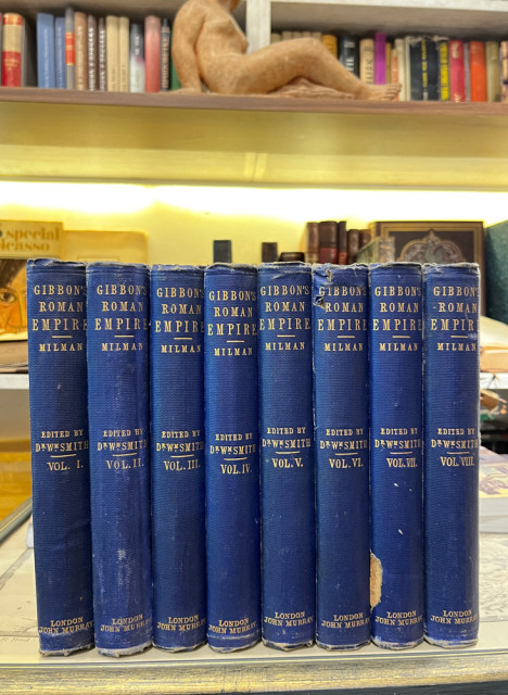 The History of the Decline and Fall of the Roman Empire  by Edward Gibbon 1862 (Komplet u 8 tomova)