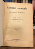 Latinske sentencije, poslovice i citati - Gl. Barusković (1907)