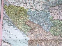 Balkansko poluostrvo 1898 : orig. uramljena mapa