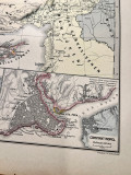 Osmansko carstvo, Balkanske zemlje, Srpska despotovina, Konstantinopolj 1391-1452 - kartograf Theodor Menke (1877)