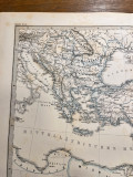 Osmansko carstvo i vazalne države u XVII veku - kartograf Theodor Menke (1871)