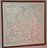 (Uramljena) Karta okoline Beograda (1903)