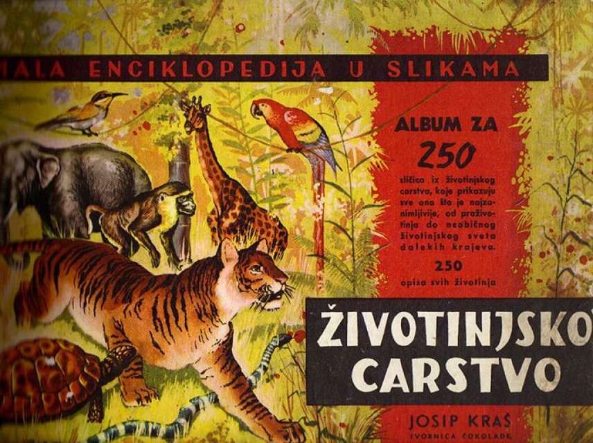 "Zivotinjsko carstvo" album za 250 kolor slicica - Josip Kras, 1962 "Zivotinjsko carstvo" album za 250 kolor slicica - Josip Kras, 1962