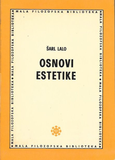 Sarl Lalo - Osnovi estetike