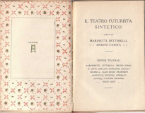 Teatro futurista sintetico - Marinetti, Corra, Settimelli