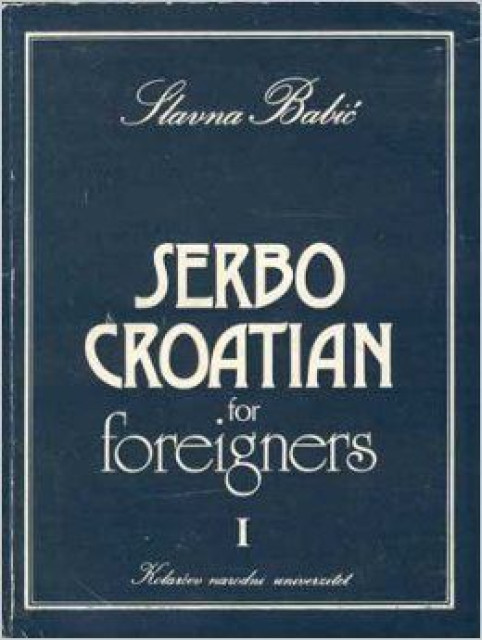 Serbo-croatian for foreigners, part I - Slavna Babić