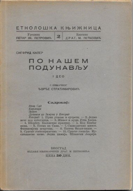 Po nasem Podunavlju - Sigfrid Kaper 1935