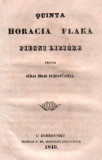 Quinta Horacia Flaka piesni liricke, 1849