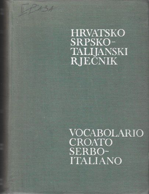 Hrvatskosrpsko-talijanski rjecnik - Deanovic - Jernej