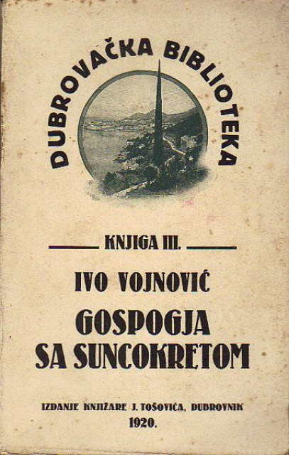 Gospogja sa suncokretom, San mletačke noći, Tryptihon - Ivo Vojnović (1920)