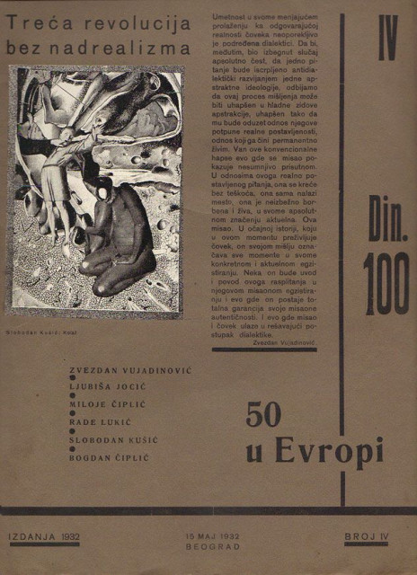 50 u Evropi br. 4 za 1932 - Treća revolucija bez nadrealizma