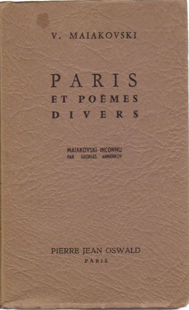 Paris et poèmes divers - Maiakovski V. 1958