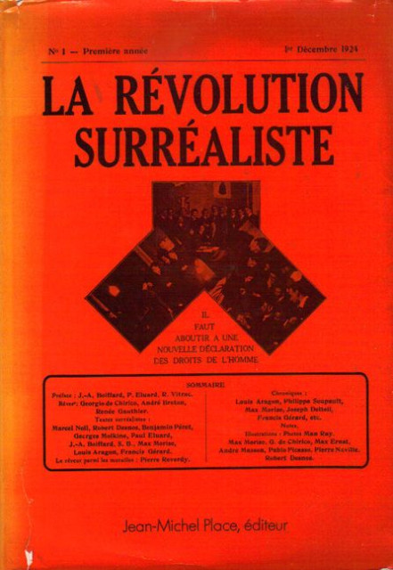 La Révolution surréaliste. Collection Complete 1924-1929. N° 1 à 12, 1er décembre 1924 au 15 décembre 1929. (reprint)