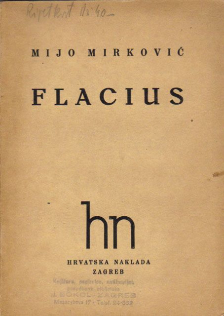 Flacius - Mijo Mirković 1938