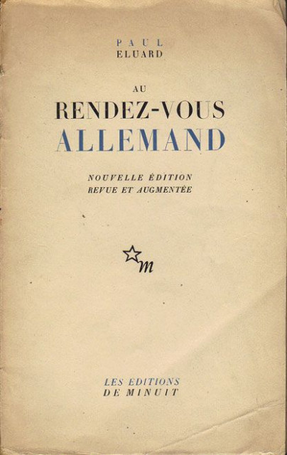 Au rendez-vous allemand - Paul Éluard 1946