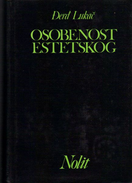 Osobenost estetskog - Đerđ Lukač