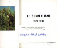 Le Surréalisme 1922-1942 - Patrick Waldberg (sa potpisom)