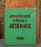 Andrusko Karoly : minijaturna knjiga, drvorezi : JESENICE (sa potpisom autora)