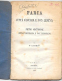 Faria Città Vecchia e non Lesina - Pietro Hektorović (cittavvecchiano e non lesignano) per S. Ljubić (1873)