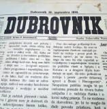 Dubrovnik br. 70 od 10. septembra 1910 (naslovna strana)