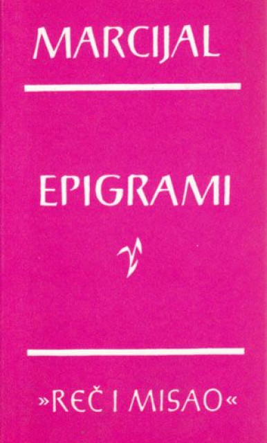 Epigrami - Marcijal Valerije