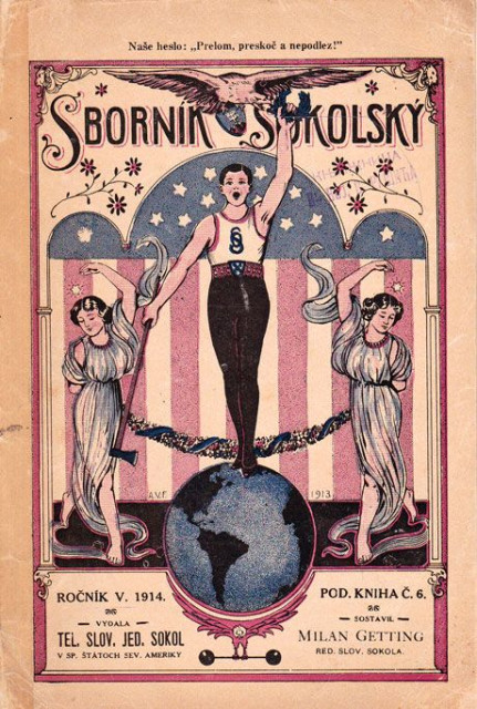Sbornik Sokolsky - Sosatvil Milan Getting, New York 1913