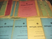 Narodna skupština: 42 sveske stenografskih zapisnika iz 1912. godine