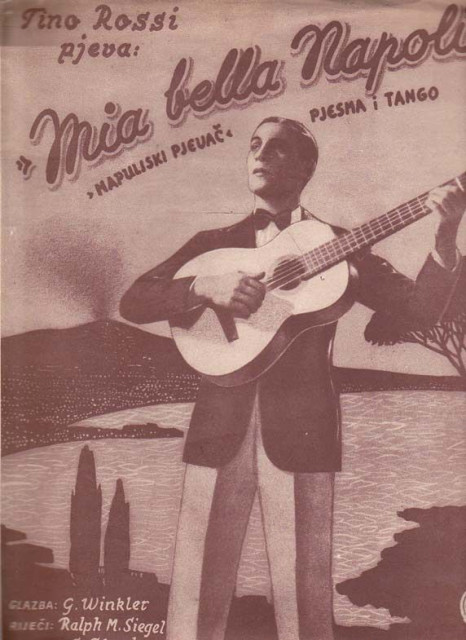 Note: Mia bella Napoli, pjesma i tango - Tino Rossi (1942)