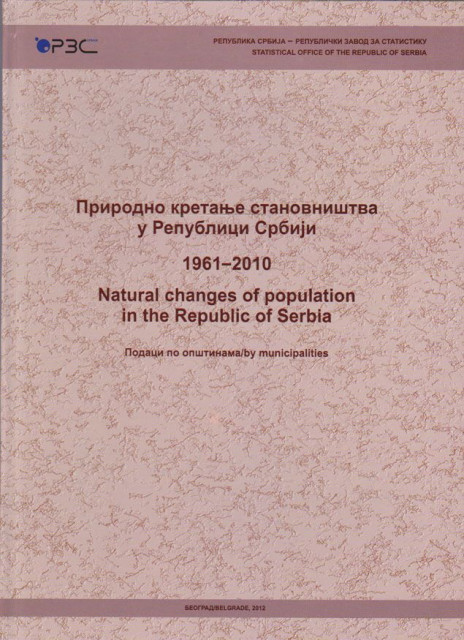 Prirodno kretanje stanovništva u Republici Srbiji, podaci po opštinama 1961-2010