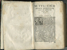 Ciceron: Pisma Atikusu, Kvintu, Brutu (1555) M. Tul. Ciceronis Epistolae ad Atticum, Brutum et Q. fratrem