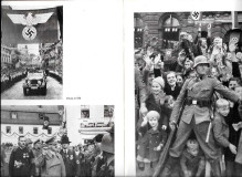 (Nazi propaganda 1939) : Von der SdP in die NSDAP. Ein dokumentarischer Bilderbericht von der Befreiung des Sudetenlandes und vom Einzug der deutschen Truppen in das Protektorat Böhmen und Mähren. Mit einem Geleitwort von Konrad Henlein
