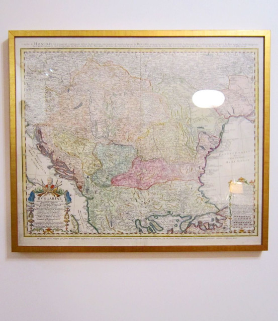 Geogr. karta Balkana nakon Požarevačkog mira: Mađarska, Srbija, Bosna, Hrvatska, Dalmacija...  - Johann Matthias Hase (1747)