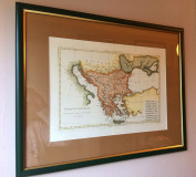Balkan 1787 : Geografska karta : Srbija, Bosna, Grčka, Crna Gora, Bugarska, Evropska Turska ... - Rigobert Bonne (1787)