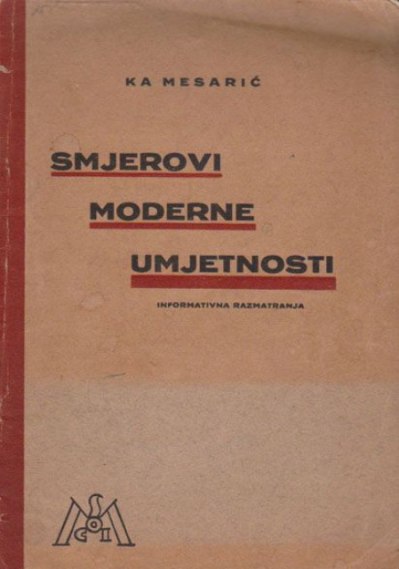 Smjerovi moderne umjetnosti - Ka Mesarić (1929)