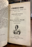 I Promessi Sposi (Verenici), storia milanese del secolo XVII. Storia della Colonna Infame - Alessandro Manzoni (1845)
